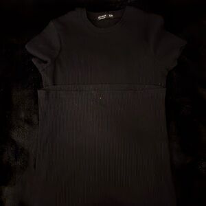 Forever 21 Black Ribbed Dress